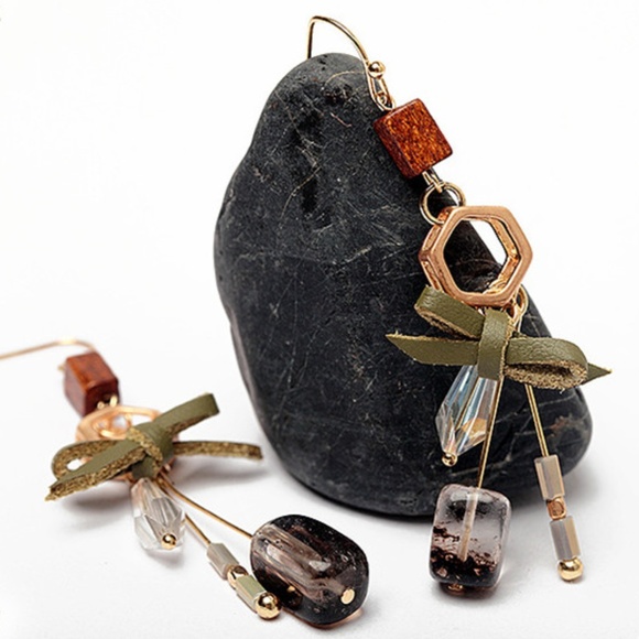 NEW Original Design Smoky Quartz Dangle Earrings - Picture 5 of 6
